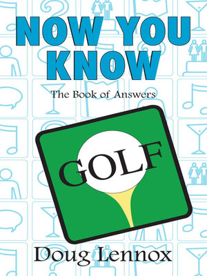 Now You Know Golf - ebook